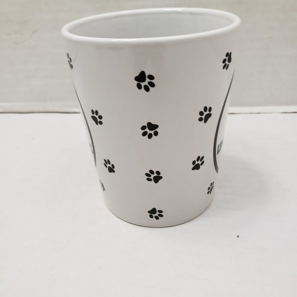 Feline ONLY MY CAT UNDERSTANDS Mug Cup Enjoy Life Black & White - Picture 2 of 8